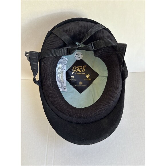 Charles Owen JR8 Black Equestrian Riding Helmet Size 6-3/8: 52cm W/Box